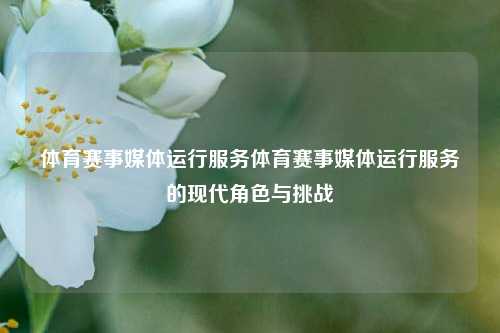 体育赛事媒体运行服务体育赛事媒体运行服务的现代角色与挑战