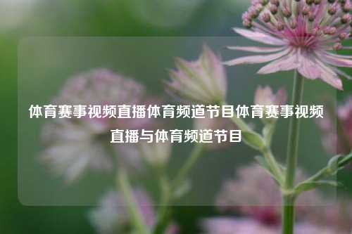 体育赛事视频直播体育频道节目体育赛事视频直播与体育频道节目