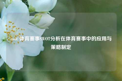 swot 体育赛事SWOT分析在体育赛事中的应用与策略制定