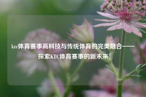 ktc体育赛事高科技与传统体育的完美融合——探索KTC体育赛事的新未来