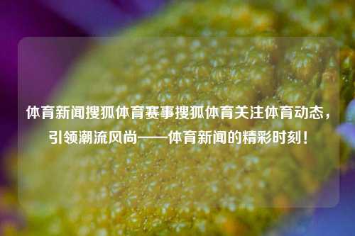 体育新闻搜狐体育赛事搜狐体育关注体育动态，引领潮流风尚——体育新闻的精彩时刻！