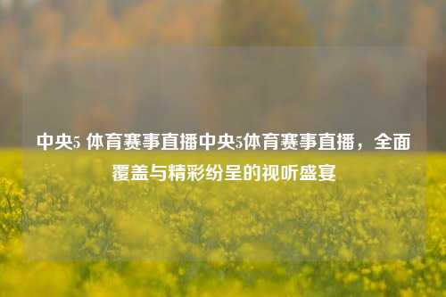 中央5 体育赛事直播中央5体育赛事直播，全面覆盖与精彩纷呈的视听盛宴
