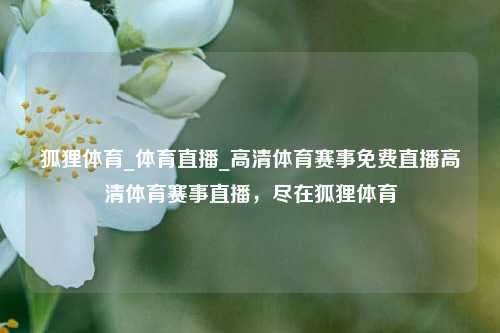 狐狸体育_体育直播_高清体育赛事免费直播高清体育赛事直播，尽在狐狸体育